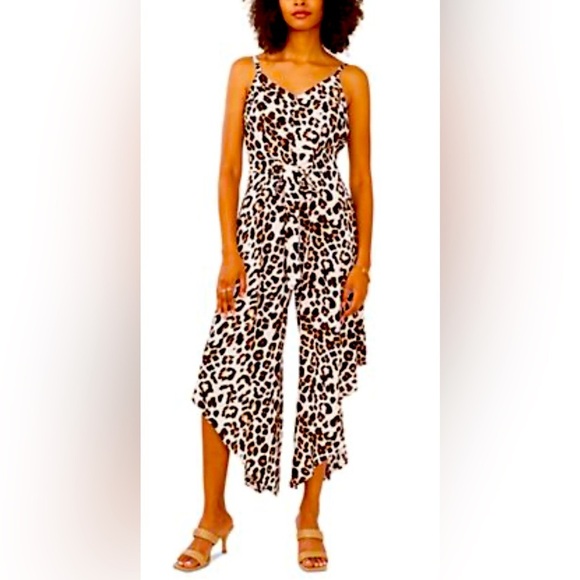 Belongsci Pants - Leopard Print Jumpsuit